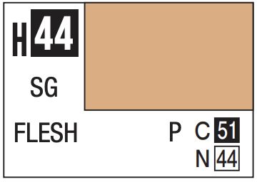 Aqueous Color 10ml - H44 Semi-Gloss Pale Brown/Flesh