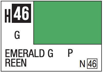 Aqueous Color 10ml - H46 Gloss Emerald Green