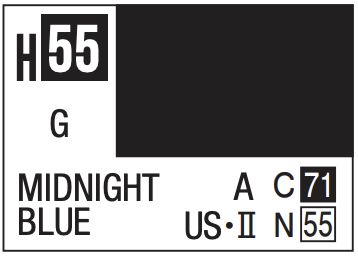Aqueous Color 10ml - H55 Gloss Midnight Blue