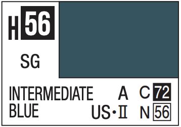 Aqueous Color 10ml - H56 Semi-Gloss Intermediate Blue