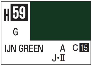 Aqueous Color 10ml - H59 Gloss IJN Green