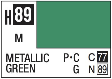Aqueous Color 10ml - H89 Metallic Green