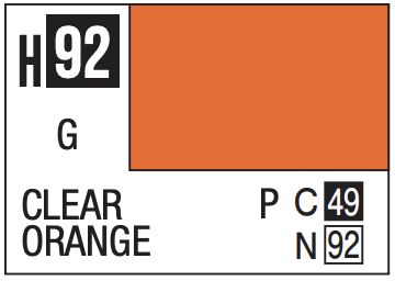 Aqueous Color 10ml - H92 Gloss Clear Orange