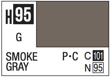 Aqueous Color 10ml - H95 Gloss Smoke Gray
