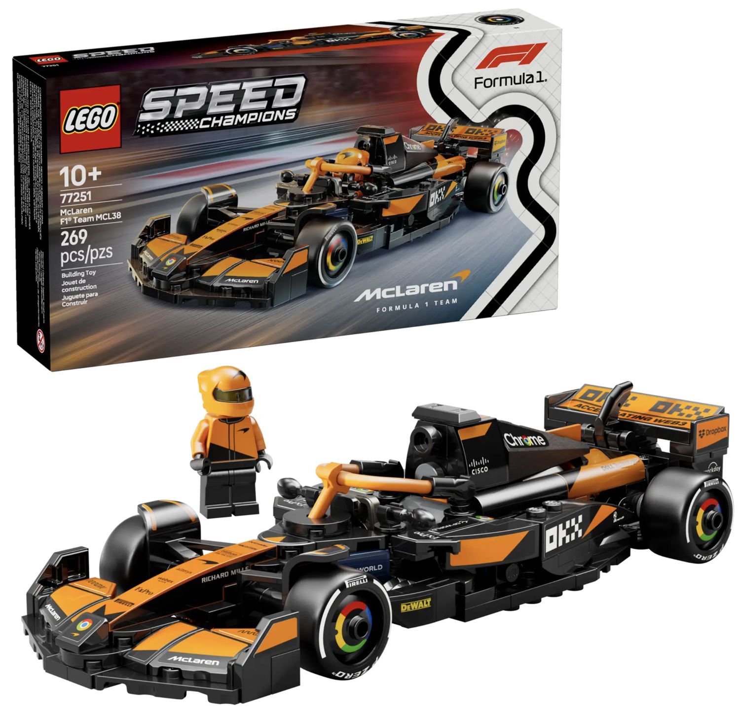 Speed Champions - McLaren F1 Team MCL38 Race Car