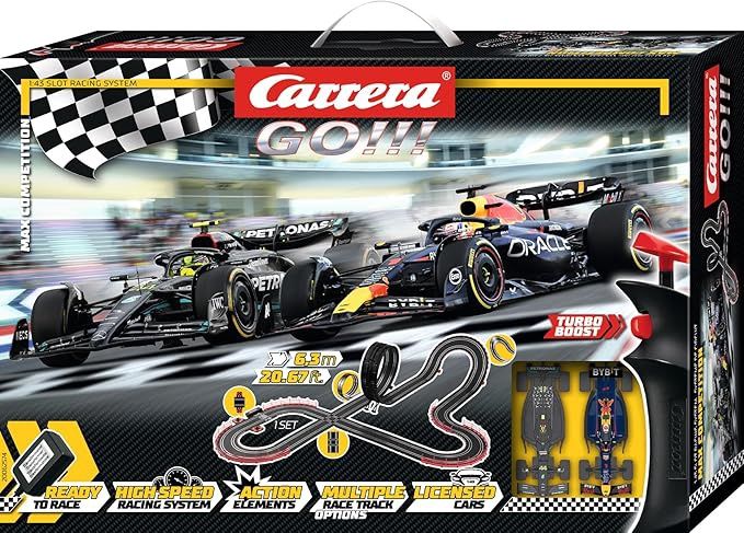 Carrera GO Electric Powered Slot Car Racing Kids Toy Race Track Set 1 43 Scale Mario Kart