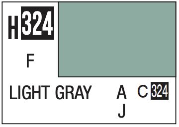 Aqueous Color 10ml - H324 Flat Light Gray