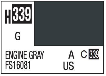 Aqueous Color 10ml - H339 Gloss Engine Gray FS16081