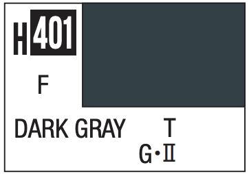 Aqueous Color 10ml - H401 Flat Dark Dray