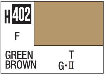 Aqueous Color 10ml - H402 Flat Green Brown