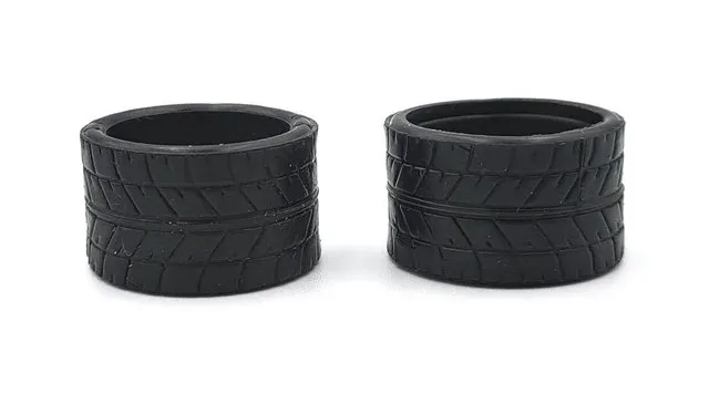 V1 Mini-Z RCP Rubber Rear Radial Tire 10° - Soft - 14mm (2 pcs.)