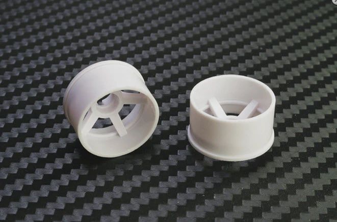 Mini-Z 2WD Machine Cut 5 Spoke Rear Wheel R2 White