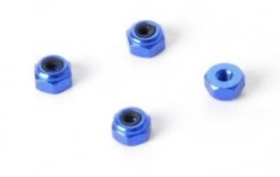 2mm Aluminum Hex. Lock Nut - Pro Ver. (Blue)