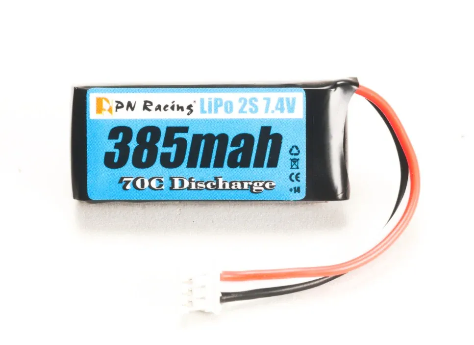 V3 LiPo 2S 7.4V 385mah 70C Battery