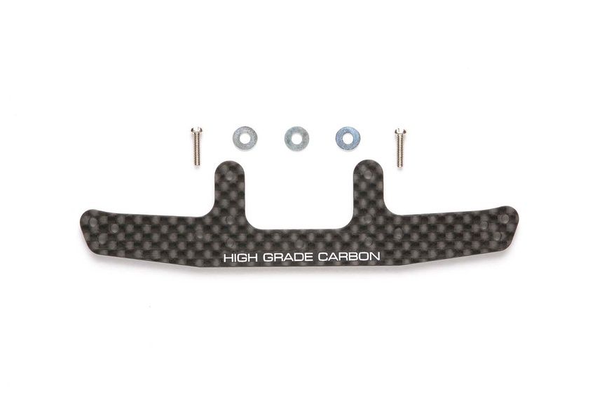 Mini 4WD HG FRP Wide Rear Stay, Carbon Reinforced (3mm)