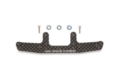 Mini 4WD HG FRP Wide Rear Stay, Carbon Reinforced (3mm)