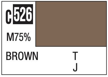 Mr. Color 10ml - C526 75% Flat Brown