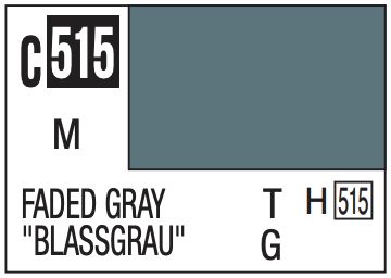 Mr. Color 10ml - C515 Flat Faded Gray &quot;Blassgrau&quot;