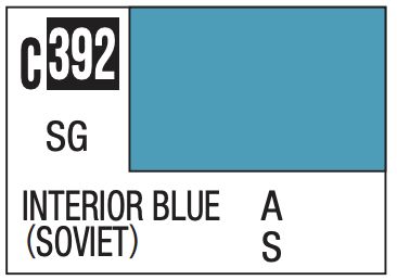 Mr. Color 10ml - C392 Semi-Gloss Interior Blue (Soviet)