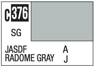 Mr. Color 10ml - C376 Semi-Gloss JASDF Radome Gray