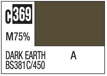 Mr. Color 10ml - C369 75% Flat Dark Earth BS381C/450