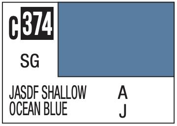 Mr. Color 10ml - C374 Semi-Gloss JASDF Shallow Ocean Blue
