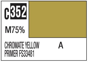 Mr. Color 10ml - C352 75% Flat Chromate Yellow Primer FS33481