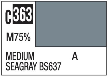 Mr. Color 10ml - C363 75% Flat Medium Seagray BS637