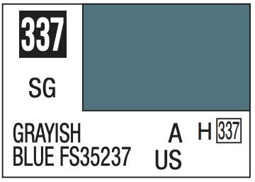 Mr. Color 10ml - 337 Semi-Gloss Grayish Blue FS35237