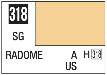 Mr. Color 10ml - 318 Semi-Gloss Radome