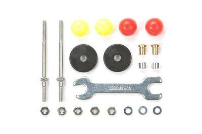Mini 4WD Plastic Roller Set 13mm, Long, Low Friction