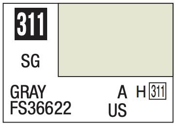 Mr. Color 10ml - 311 Semi-Gloss Gray FS36622