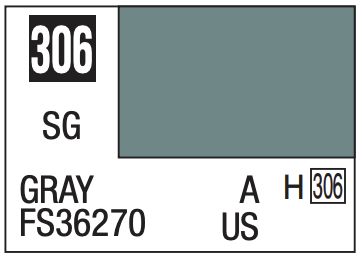 Mr. Color 10ml - 306 Semi-Gloss Gray FS36270