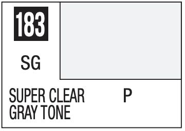 Mr. Color 10ml - 183 Semi-Gloss Super Clear Gray Tone
