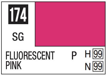 Mr. Color 10ml - 174 Semi-Gloss Fluorescent Pink