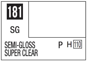 Mr. Color 10ml - 181 Semi-Gloss Super Clear