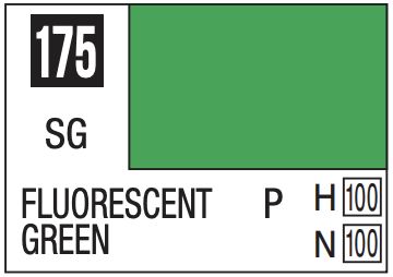 Mr. Color 10ml - 175 Semi-Gloss Fluorescent Green