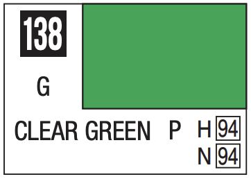 Mr. Color 10ml - 138 Gloss Clear Green
