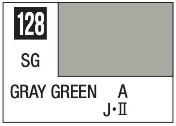 Mr. Color 10ml - 128 Semi-Gloss Gray Green