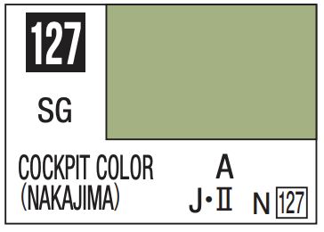 Mr. Color 10ml - 127 Semi-Gloss Cockpit Color (Nakajima)