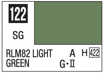 Mr. Color 10ml - 122 Semi-Gloss RLM82 Light Green