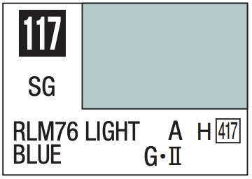 Mr. Color 10ml - 117 Semi-Gloss RLM76 Light Blue