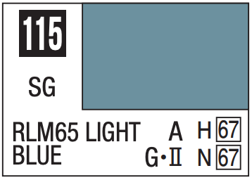Mr. Color 10ml - 115 Semi-Gloss RLM65 Light Blue
