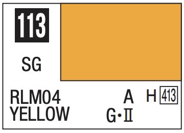 Mr. Color 10ml - 113 Semi-Gloss RLM04 Yellow