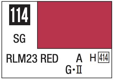 Mr. Color 10ml - 114 Semi-Gloss RLM23 Red