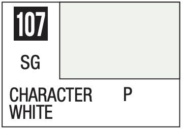 Mr. Color 10ml - 107 Semi-Gloss Character White