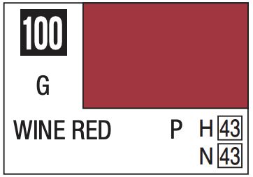 Mr. Color 10ml - 100 Gloss Wine Red