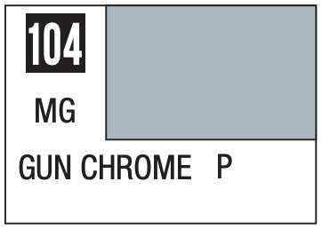 Mr. Color 10ml - 104 Metallic Gloss Gun Chrome