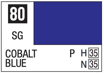 Mr. Color 10ml - 80 Semi-Gloss Cobalt Blue