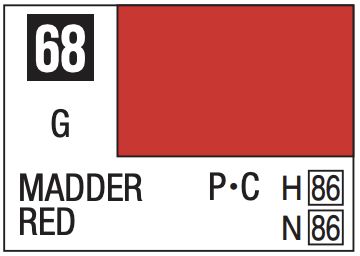 Mr. Color 10ml - 68 Gloss Madder Red